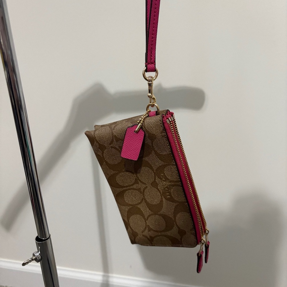 Coach Double Pocket Wristlet